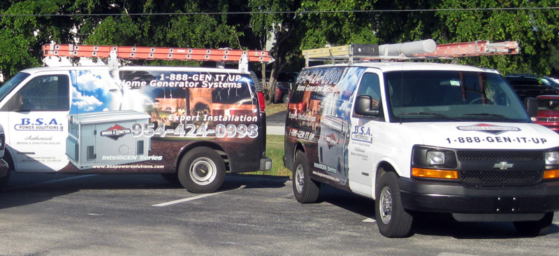 BSA Power Solutions Generator Trucks