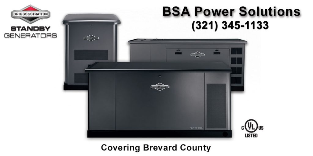 Indian Harbor Beach Whole House Generators for Generator Sales, Installation, Service and Repair from BSA Power Solutions - covering Brevard County in Florida